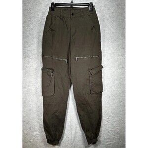 American Bazi Cargo Pants Utility Stretch Army Green Women’s Size Small Jogger